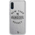NHL New York Rangers Black Text Galaxy A10e Clear Case