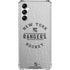 NHL New York Rangers Black Text Galaxy A14 5G Clear Case