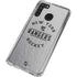 NHL New York Rangers Black Text Galaxy A21 Clear Case