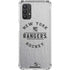 NHL New York Rangers Black Text Galaxy A32 5G Clear Case