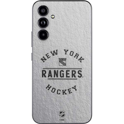 NHL New York Rangers Black Text Galaxy A54 5G Skin