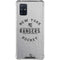 NHL New York Rangers Black Text Galaxy A71 5G Clear Case
