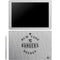 NHL New York Rangers Black Text Galaxy Book 12in Skin