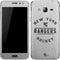 NHL New York Rangers Black Text Galaxy J3 Skin
