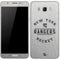 NHL New York Rangers Black Text Galaxy J7 Skin