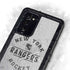 NHL New York Rangers Black Text Galaxy Note20 5G Waterproof Case