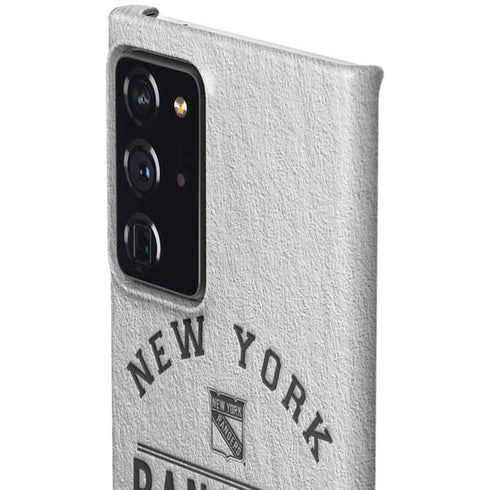 NHL New York Rangers Black Text Galaxy Note20 Ultra 5G Lite Case