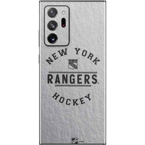 NHL New York Rangers Black Text Galaxy Note20 Ultra 5G Skin