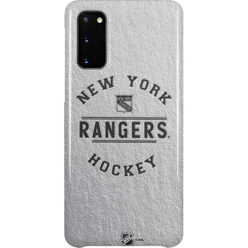 NHL New York Rangers Black Text Galaxy S20 Lite Case