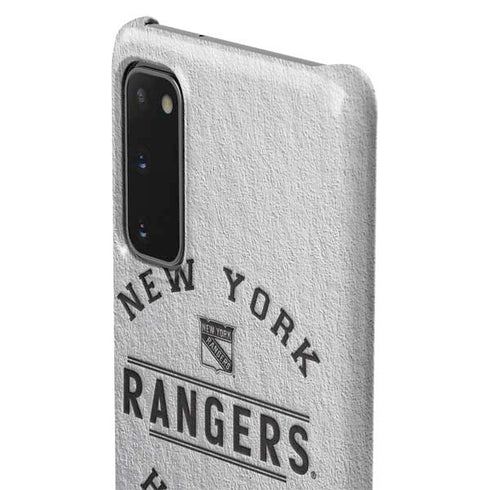 NHL New York Rangers Black Text Galaxy S20 Lite Case