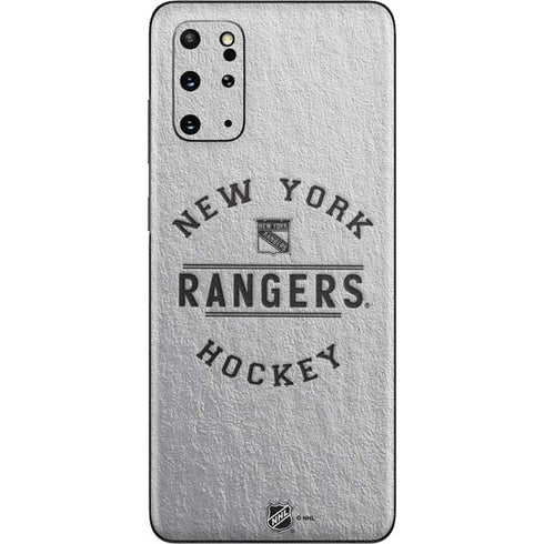 NHL New York Rangers Black Text Galaxy S20 Plus Skin