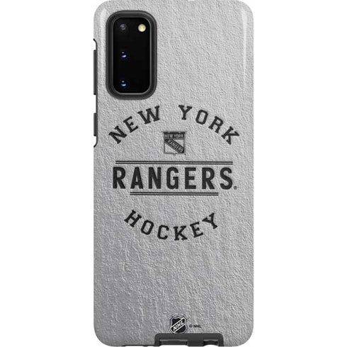 NHL New York Rangers Black Text Galaxy S20 Pro Case
