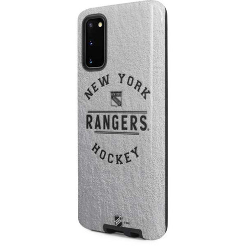 NHL New York Rangers Black Text Galaxy S20 Pro Case