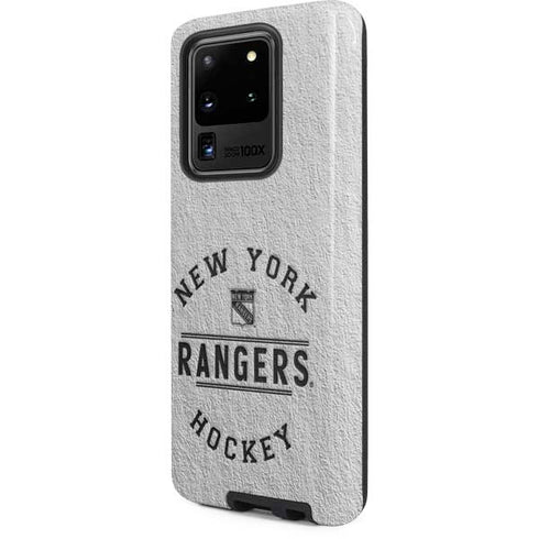 NHL New York Rangers Black Text Galaxy S20 Ultra 5G Pro Case