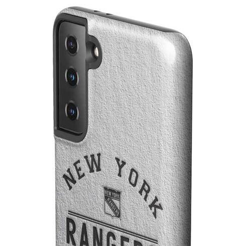 NHL New York Rangers Black Text Galaxy S21 FE Pro Case