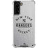 NHL New York Rangers Black Text Galaxy S21 Plus 5G Clear Case