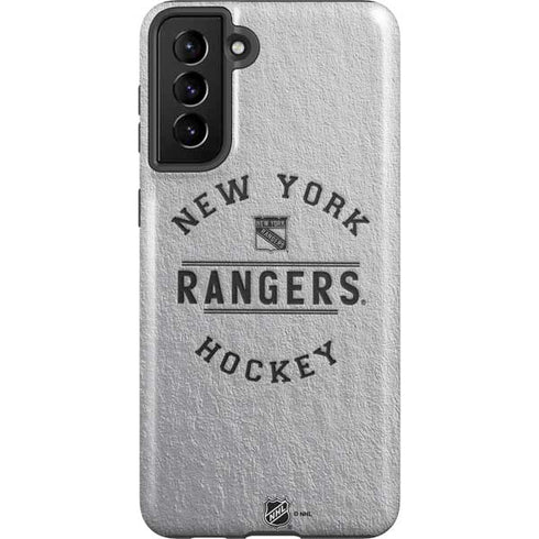 NHL New York Rangers Black Text Galaxy S21 Plus 5G Pro Case