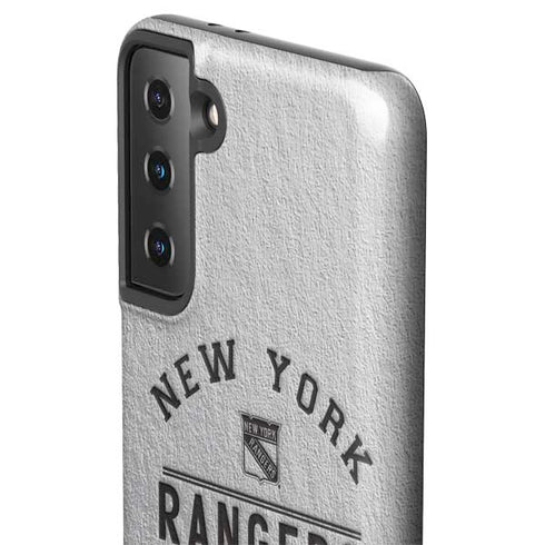 NHL New York Rangers Black Text Galaxy S21 Plus 5G Pro Case