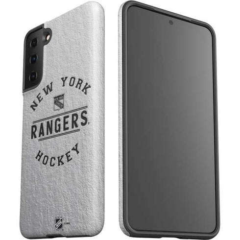 NHL New York Rangers Black Text Galaxy S21 Plus 5G Pro Case