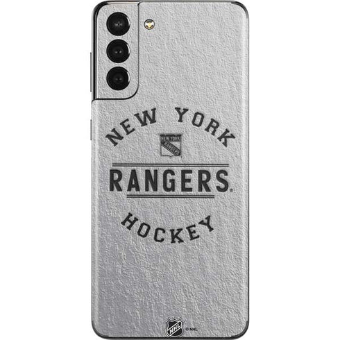 NHL New York Rangers Black Text Galaxy S21 Plus 5G Skin