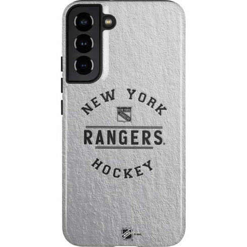 NHL New York Rangers Black Text Galaxy S22 Plus Pro Case