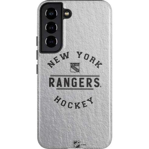 NHL New York Rangers Black Text Galaxy S22 Pro Case