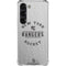 NHL New York Rangers Black Text Galaxy S23 Clear Case