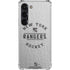 NHL New York Rangers Black Text Galaxy S23 Clear Case