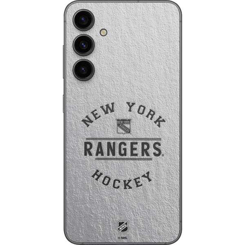 NHL New York Rangers Black Text Galaxy S23 FE Skin
