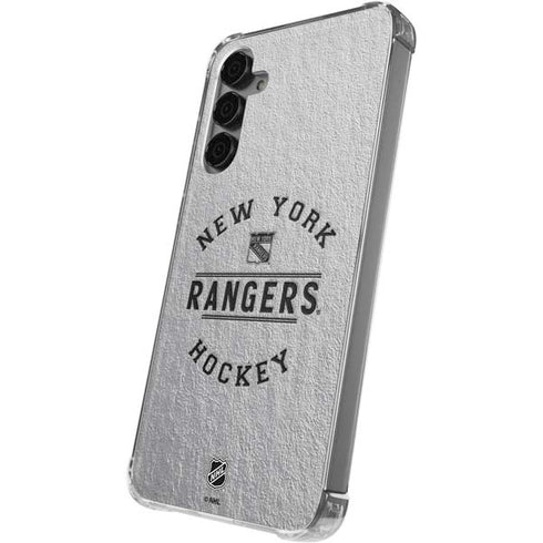 NHL New York Rangers Black Text Galaxy S24 Plus Clear Case