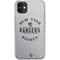NHL New York Rangers Black Text iPhone 11 Clear Case