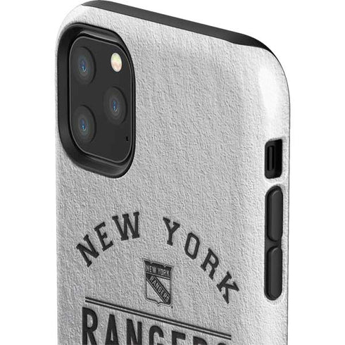 NHL New York Rangers Black Text iPhone 11 Pro Max Impact Case
