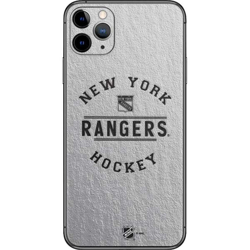 NHL New York Rangers Black Text iPhone 11 Pro Max Skin