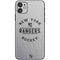NHL New York Rangers Black Text iPhone 11 Skin