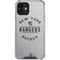 NHL New York Rangers Black Text iPhone 12 Mini Clear Case