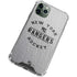 NHL New York Rangers Black Text iPhone 12 Pro Clear Case