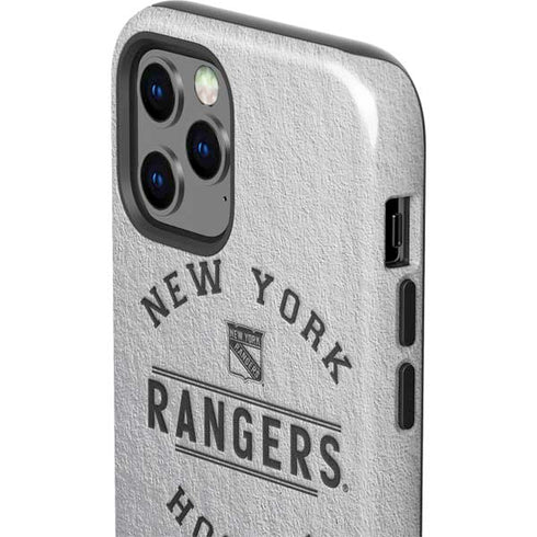 NHL New York Rangers Black Text iPhone 12 Pro Impact Case