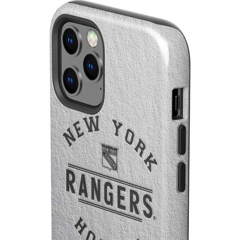 NHL New York Rangers Black Text iPhone 12 Pro Max Impact Case