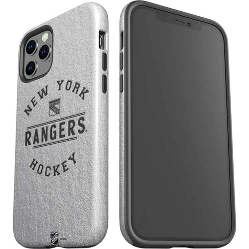 NHL New York Rangers Black Text iPhone 12 Pro Max Impact Case
