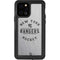 NHL New York Rangers Black Text iPhone 12 Pro Waterproof Case