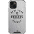 NHL New York Rangers Black Text iPhone 13 Clear Case