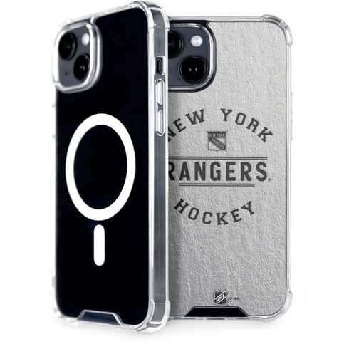 NHL New York Rangers Black Text iPhone 13 MagSafe Case