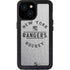 NHL New York Rangers Black Text iPhone 13 Mini Waterproof Case