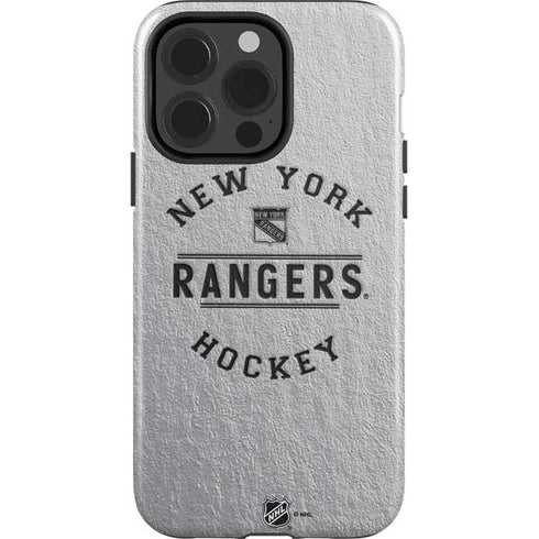 NHL New York Rangers Black Text iPhone 13 Pro Impact Case