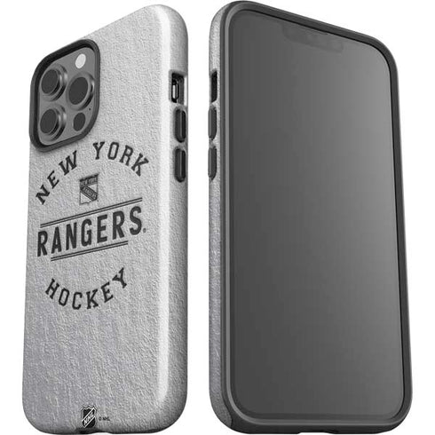 NHL New York Rangers Black Text iPhone 13 Pro Max Impact Case