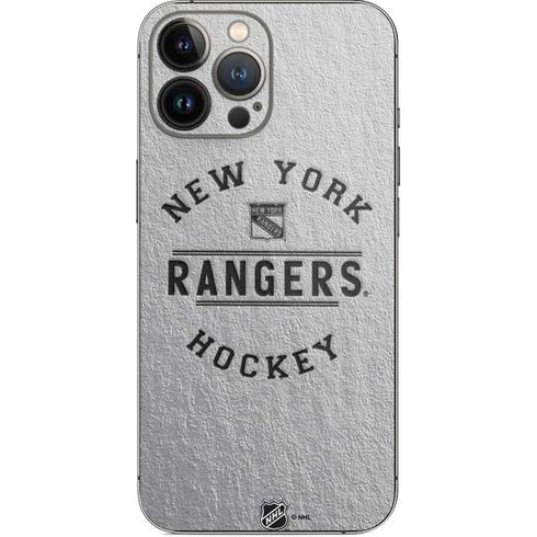 NHL New York Rangers Black Text iPhone 13 Pro Max Skin