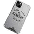 NHL New York Rangers Black Text iPhone 14 Clear Case