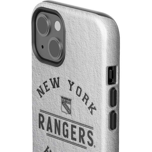 NHL New York Rangers Black Text iPhone 14 Plus Impact Case