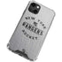 NHL New York Rangers Black Text iPhone 14 Plus Clear Case