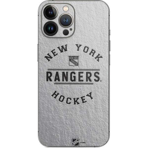 NHL New York Rangers Black Text iPhone 14 Pro Max Skin